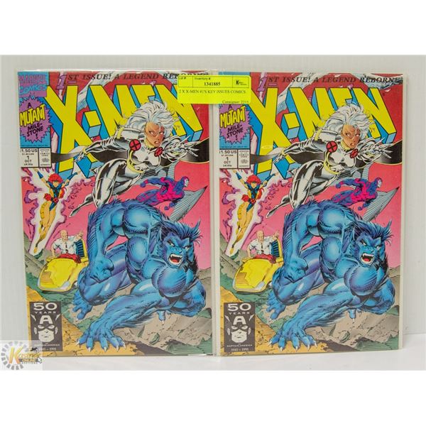 2 X X-MEN #1'S KEY ISSUES COMICS