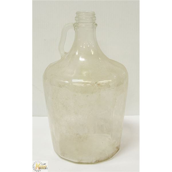 VINTAGE 12 SIDED GLASS JUG