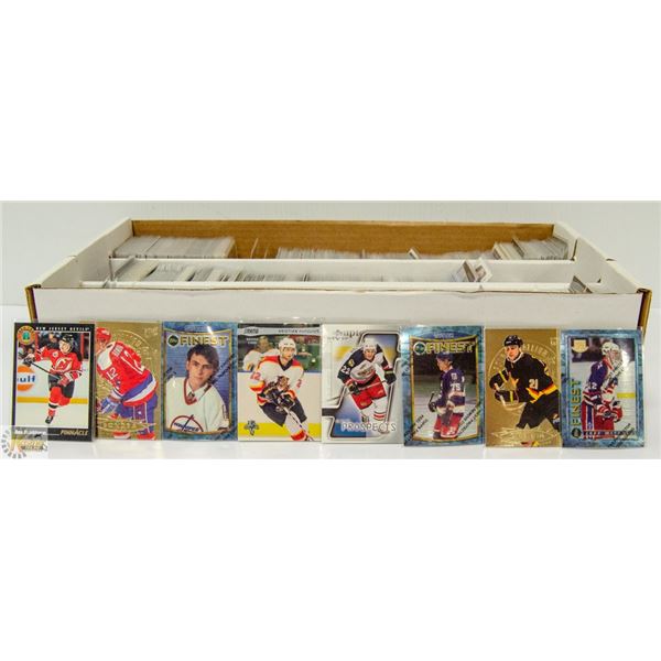 BOX OF THOUSANDS OF ROOKIES AND INSERTS NHL