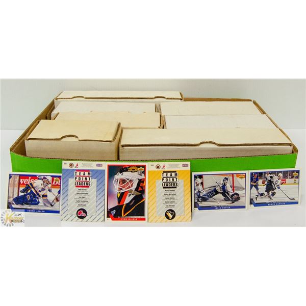 FLAT OF NHL HOCKEY CARD SETS AND EXTRAS