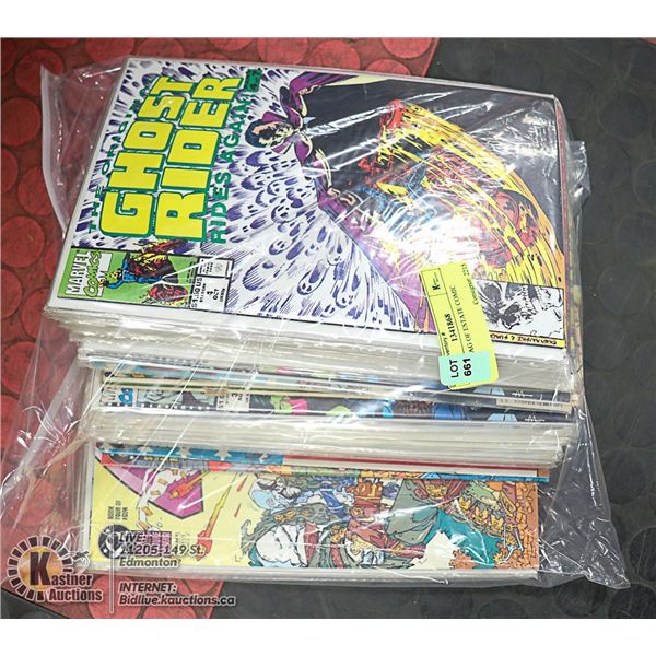 BAG LOT OF ESTATE COMIC BOOKS