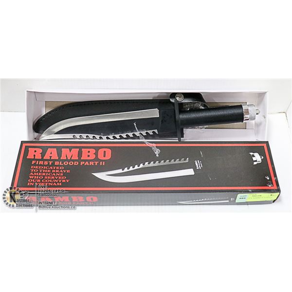 NEW REPLICA  RAMBO II JUNGLE KNIFE