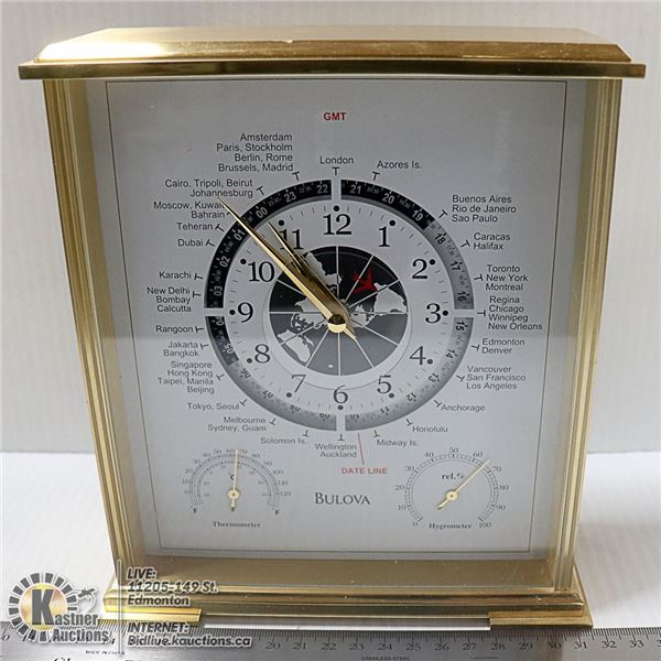 VINTAGE BULOVA GMT WORLD