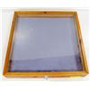 Image 2 : ANTIQUE WOODEN GLASS TOP DISPLAY CASE /W LATCH