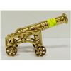 Image 1 : ANTIQUE SOLID BRASS 2 PC CANNON