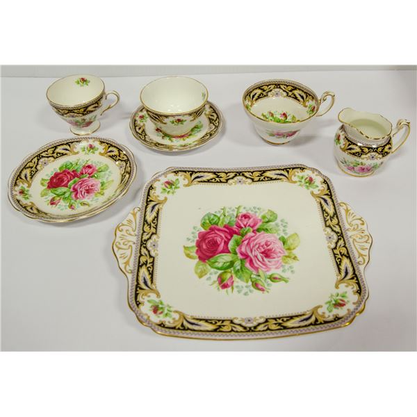 20 PC 1850 "FLORENCE" FOLEY BONE CHINA. CUPS,