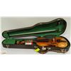 Image 1 : ANTIQUE VIOLIN /W BOW, CASE & EXTRA TAILPIECE, EBO