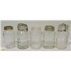 Image 1 : 5 OLD MASON / COFFEE JARS