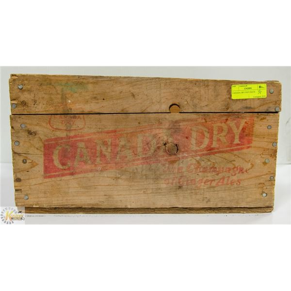 CANADA DRY POP CRATE-AS IS