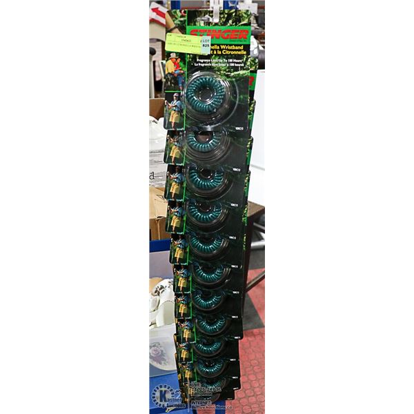 CASE OF CITRONELLA WRISTBANDS