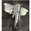 Image 1 : LARGE CHROME METAL ELEPHANT HEAD