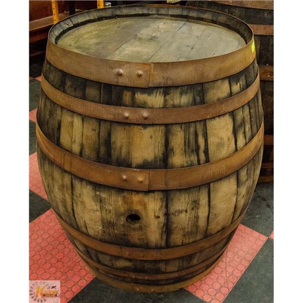 1950'S PORTUGAL 500L-RARE SIZE- WOODEN BEER BARREL