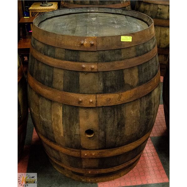 1950'S PORTUGAL 500L-RARE SIZE- WOODEN BEER BARREL