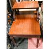 Image 1 : VINTAGE 2 TIER SIDE TABLE 24" TALL