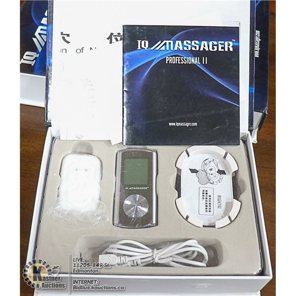 NEW IQ MASSAGER PROFESSIONAL II TENS MACHINE