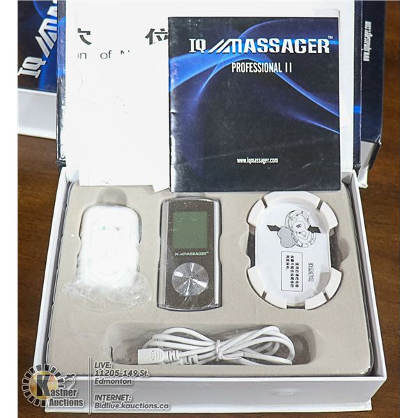 NEW IQ MASSAGER PROFESSIONAL II TENS MACHINE