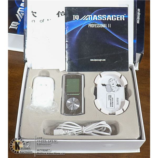 NEW IQ MASSAGER PROFESSIONAL II TENS MACHINE