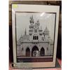 Image 1 : LARGE PROFESSIONALLY FRAMED DISNEYLAND PHOTO