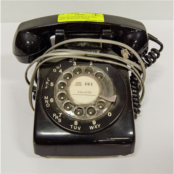 VINTAGE NORTHERN ELECTRIC MOD. 500 ROTARY PHONE