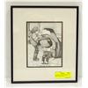 Image 1 : FRAMED & MATTED "BOYS WILL BE BOYS" SIGNED BERNI