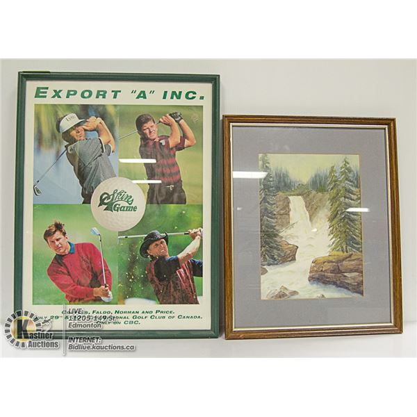 6 ESTATE PIECES OF WALL ART