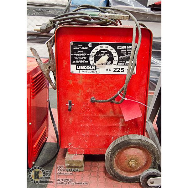 LINCOLN WELDER SC 225-5 SINGLE PHASE