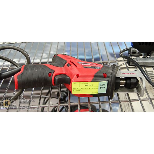 MILWAUKEE HACKZALL- NO BATTERY