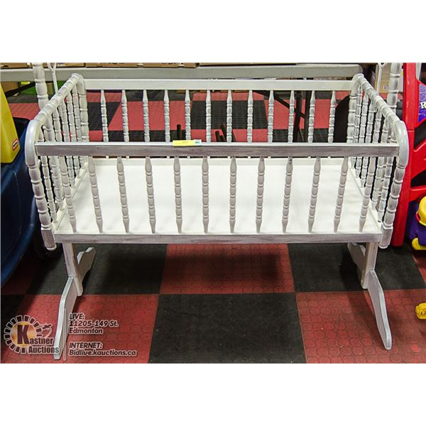 SWINGING DOLL CRADLE