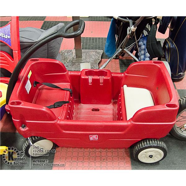 TWO STEP RED WAGON