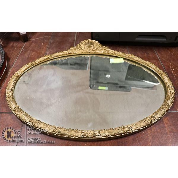 VINTAGE GILT MIRROR - 27 INCHES