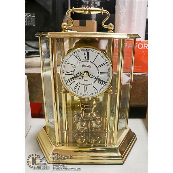 BULOVA  ANNIVERSARY MANTLE CLOCK