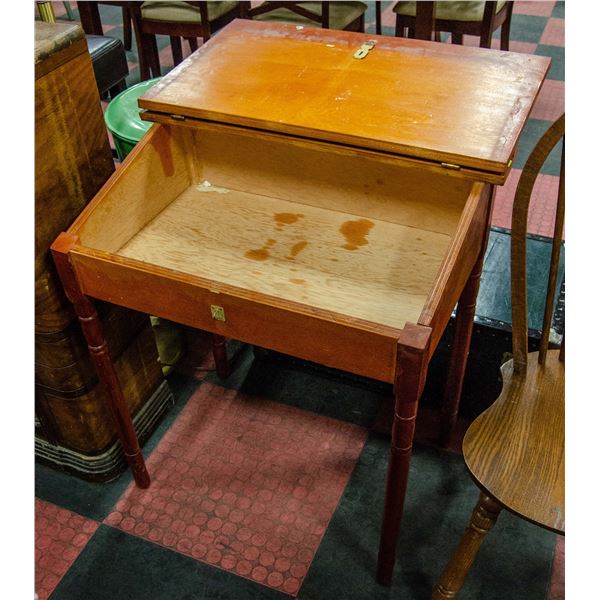 VINTAGE HANDMADE WRITING DESK
