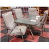 Image 1 : PATIO SET WITH 4 CHAIRS