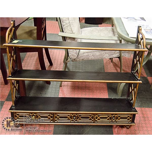 SHOWHOME 3 TIER SHELF APPROX 28 X 34