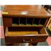 Image 2 : VINTAGE HANDMADE WOOD ORGANIZER W/ 1 DRAWER