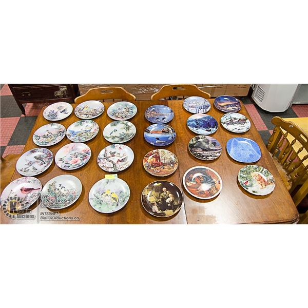 LOT OF 24 ASSORTED SCENERY COLLECTORS PLATES
