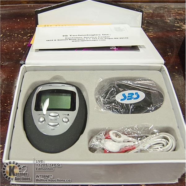 NEW IQ MASSAGER BASIC TENS MACHINE
