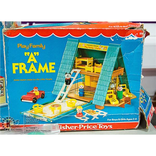 FISHER-PRICE "A" FRAME SWISS-STYLE CHALET