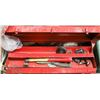 Image 1 : RED TOOLBOX WITH SOME BODY TOOLS