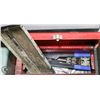 Image 1 : RED TOOLBOX WITH SOME TOOLS