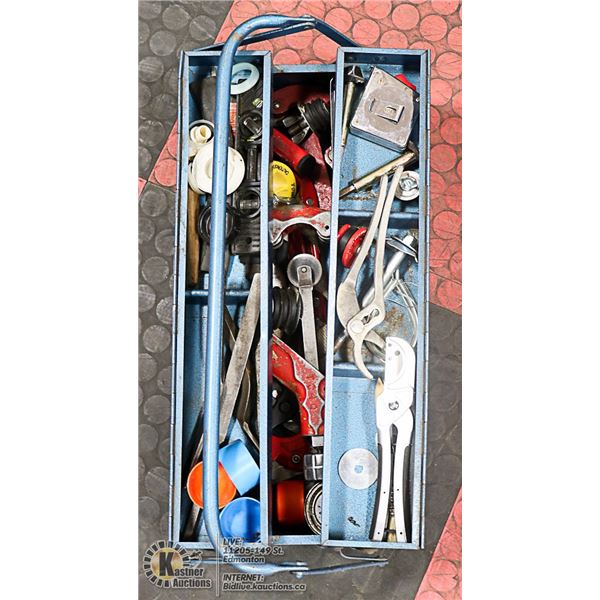 TOOLBOX WITH WIRES AND PARTS