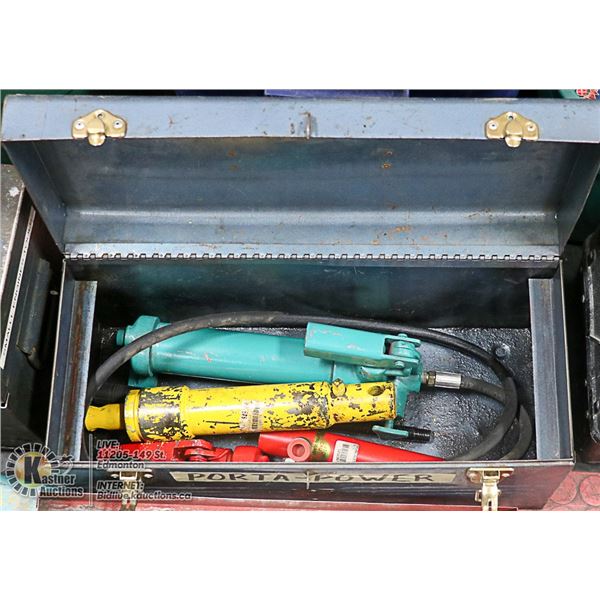 PNUEMATIC EQUIPMENT WITH METAL TOOLBOX