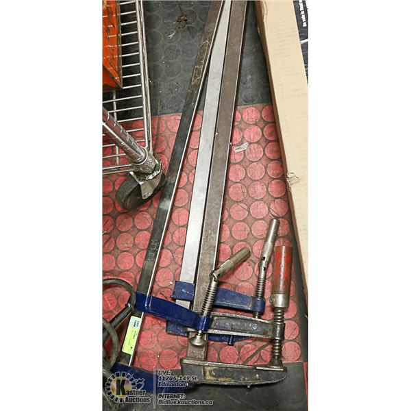 3 METAL 32" INCH C- CLAMPS