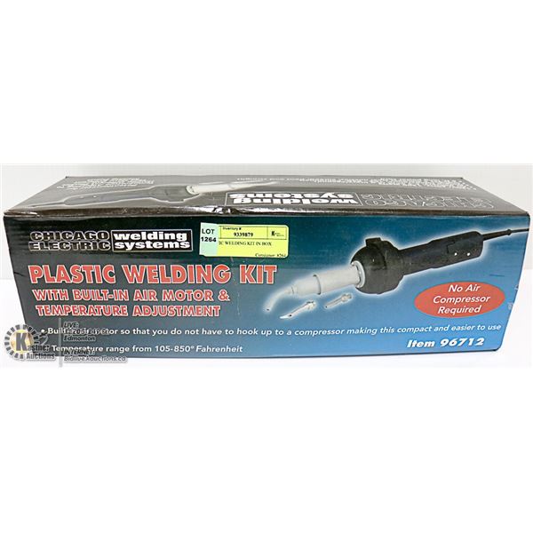PLASTIC WELDING KIT IN BOX