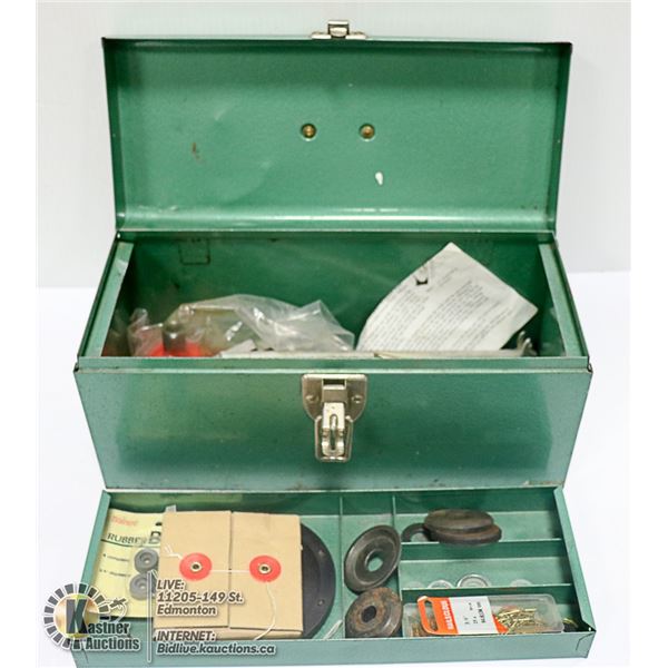 SOLID METAL TOOLBOX WITH TOOLS