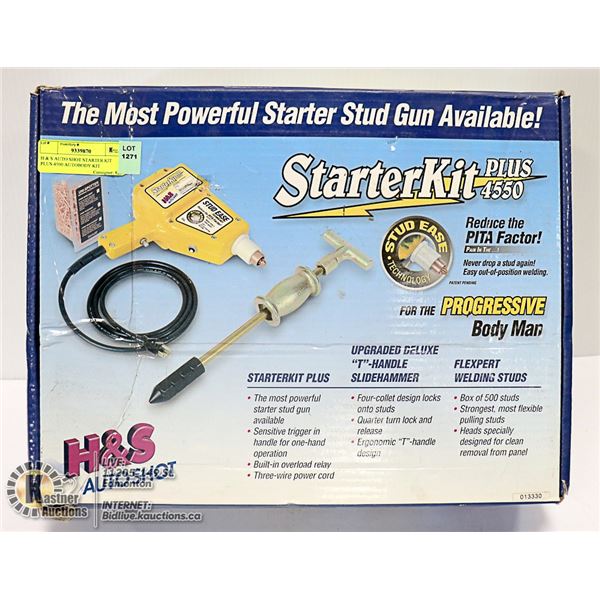 H & S AUTO SHOT STARTER KIT PLUS 4500 AUTOBODY KIT