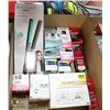 Image 1 : FLAT OF OLAY PRODUCTS AND A HAIR STRAIGHTENER