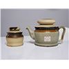 Image 1 : BEAUCEWARE POTTERY - 2 PIECES - TEAPOT AND SUGAR