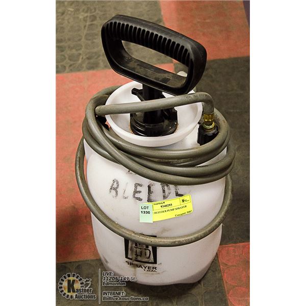 BRAKE BLEEDER PUMP SPRAYER