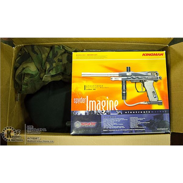 PAINTBALL GUN AND GEAR -PAINT BALL GUN, PAINTBALL